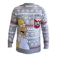 thumbnail image 1 of Suéter Navideño para Hombre Los Simpsons Homero Ugly Sweater Verde, Talla CH, 1 of 6