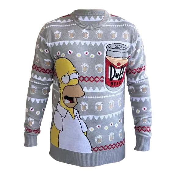Suéter Simpsons Para Hombre, Tipo Ugly Homero Pino Talla CH