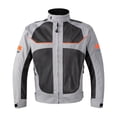 thumbnail image 1 of Chaqueta de moto Zulema Ropa de protección Resistente al agua Gris 3XL, 1 of 8