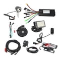 thumbnail image 2 of Kit de conversión de bicicleta eléctrica de 750W-1000W, controlador 30A, Panel S866, faro, luz trasera, acelerador de pulgar para piezas de reparación, 2 of 12