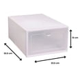 thumbnail image 2 of Cajas Organizadoras para Calzado Zapados Tenis Zapatillas Zapatera Apilable Color Blanco, 2 of 7