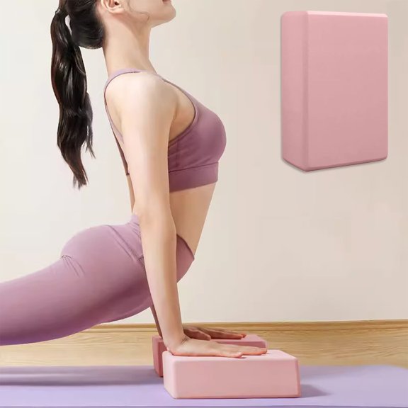 Bloque de Yoga Ladrillo de Ejercicio EVA de Alta Densidad | Espuma impermeable antideslizante | Empuñadura ergonómica | Ligero 200 g | 9x5.9x2.3pulgadas | Para Yoga, Pilates, Danza, Estiramientos