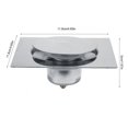 thumbnail image 1 of Desagüe De Ducha Desagüe De Piso Resumidero De Acero Inoxidable Volante De Juguete Pedal De Acero Tipo De Rebote Desagüe De Piso Desagüe De Ducha Para Baño Lavadero Garaje, 1 of 8