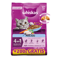 thumbnail image 2 of Alimento Seco para Gatos Adultos Whiskas® 4 en 1, 100% Nutrición Completa y Balanceada – Sabor Pescado 1.7kg, 2 of 9