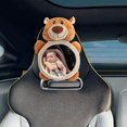 thumbnail image 3 of Juguetes para Bebés Espejo Retrovisor de Cochecito, Evitar Aplastar Fácil de Monitorear Juguete de Peluche Utilizado para Camas de Bebés O Asientos para Niños, Entretenimiento de Coche Interactivo Sua, 3 of 5