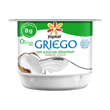 Yoghurt Yoplait Griego coco sin azúcar, bajo en grasa 145 g