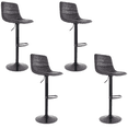 thumbnail image 1 of Sillas Altas para Barra de Cocina con Altura Ajustable Banco Desayunador Elegante para Decoración del Hogar Fabricado 100% Poliéster y Tejido Transpirable Set 4 Sillas, 1 of 5