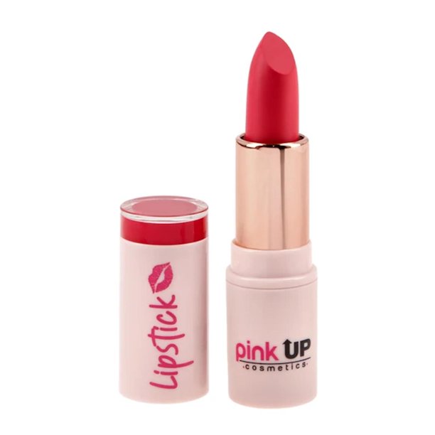 Labial en barra Lipstick Mate Larga duración Pink Up rojo