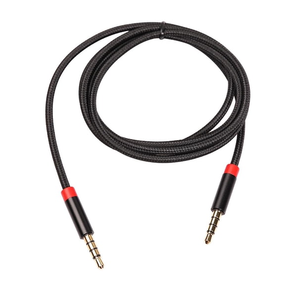 Cable de audio de 3,5 mm, macho a macho, cable auxiliar estéreo, cable auxiliar compatible con 1 m