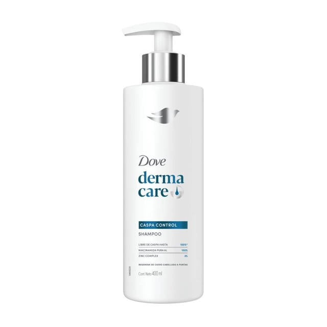 Shampoo Dove Derma Care fuerza caspa control, libre de caspa, 400 ml