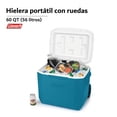 thumbnail image 2 of Hielera Con Ruedas Coleman Manija Telecópica, 60qt Coleman 2160832, 2 of 4