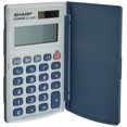thumbnail image 1 of Calculadora de bolsillo SHARP EL243S con pantalla plateada de 8 dígitos, 1 of 3