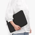 thumbnail image 4 of Bolsa portátil para computadora portátil, bolsa de transporte, bolsa de almacenamiento, funda protectora para pantalla de computadora, computadora negro de 14 pulgadas Sunnimix estuche de viaje, 4 of 7