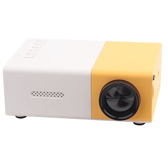Mini Proyector Proyector de Vídeo Portátil de Cine en Casa HD 1080P Proyector de Películas LED para Exteriores de 1500 Lúmenes Compatible con AV VGA