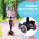 thumbnail image 5 of Scooter de 3 Ruedas Hurtle para Niños y Niñas 1 Año en Adelante, Patin del Diablo, Luces LED en las Ruedas, Manillar Ajustable y Asiento Plegable, Modo Sentado o de Pie con Freno, Negro, 5 of 7