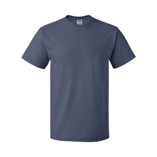 Camiseta de manga corta Fruit of the Loom para hombre XXXX-Large Denim 3930R