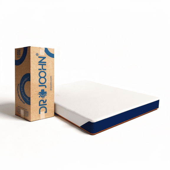 Colchón King Size en Caja DR JOOHN Basic de 18 cm, Foam Semi Firme para Todas las Edades.