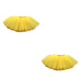 thumbnail image 3 of Qarigey Traje de niña chico tul Ballet danza patinaje conjunto ropa de baile tutú cintura elástica rendimiento fiesta medio 0,9-1,3 m Hilo Medio/Amarillo S/ por 0.9-1.3m 2piezas, 3 of 6