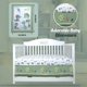 thumbnail image 3 of TrenD'lay - Juego de cama de 3 piezas para cuna para niños o niñas, incluye edredón y falda de cama, 3 of 7