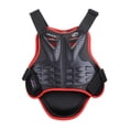 thumbnail image 2 of Chaleco de protección para motocicleta, chaqueta de motocicleta, equipo de protección corporal para motocross. rojo, 2 of 9