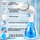 thumbnail image 4 of Plancha De Vapor Vertical Portátil, Vaporizador Ropa 1100w Azul con blanco, 4 of 5