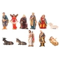 thumbnail image 1 of 11x figuras de , estatua del Nacimiento de Jesús, conjunto de decoraciones, obra de arte, juego de pesebre creativo para estante de escritorio Macarena Figuras del Belén, 1 of 8