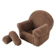thumbnail image 2 of Sofá para fotografía de bebés, accesorios para fotos de recién nacidos, niños y niñas, sofá y silla para posar. Café, 2 of 9