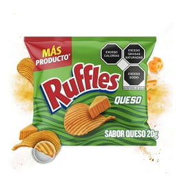 Papas fritas Ruffles sabor queso 20 g