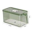 thumbnail image 3 of Refrigerator Organizer Bins - Clear Plastic Bins For Fridge, Freezer, Kitchen Cabinet, Pantry Organization And Storage, 3 of 8