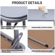 thumbnail image 3 of HOMYLIN Mesa Plegable de Patio, Mesa de Campismo Cuadrada Impermeable y portátil 86X86Cm Mesa de Picnic Cuadrada Plegable Portátil para Camping, Partido,Exterior, Gris, 3 of 5