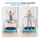 thumbnail image 4 of Trampolín Plegable 102 cm SereneLife, Trampolín Compacto para Ejercicio para Adultos, Brincolin con Manillar de Espuma, Equipamiento para Ejercicio Interior/Jardín, 100 kg, 4 of 7