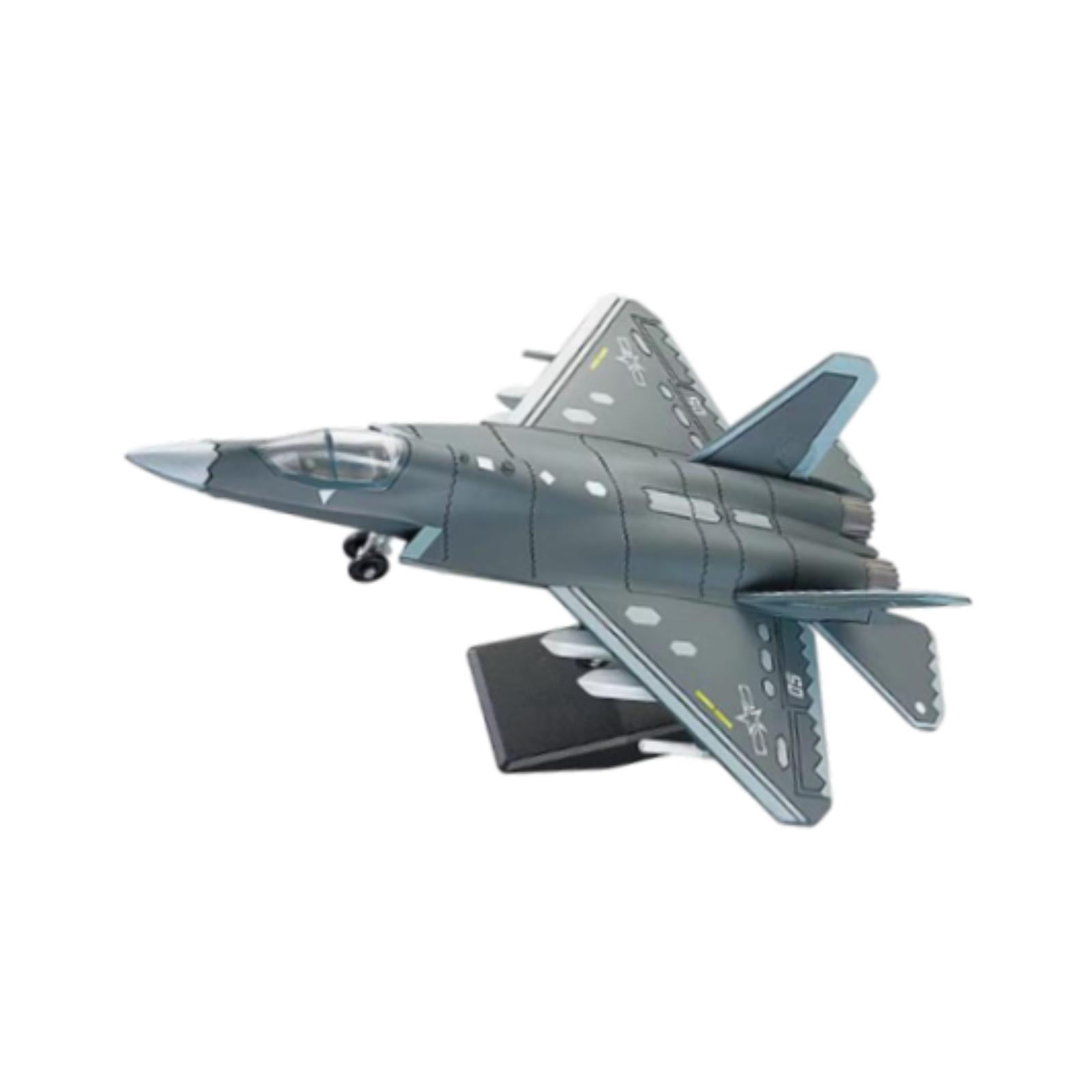 Kit de modelo de caza a escala 1/72, bloques de construcción de aviones, colección conmemorativa de aviación DIY J35