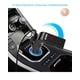thumbnail image 2 of Transmisor FM Bluetooth VIMI Auto Manos Libres Cargador USB 3.5, 2 of 10