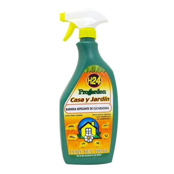 Insecticida H24 Progarden Casa y Jardín Líquido en Atomizador 700 ml