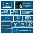 thumbnail image 2 of Notebook ASUS Zenbook A14 14 Pulgadas OLED Snapdragon X Plus 16GB RAM 512GB SSD Windows 11, 2 of 5