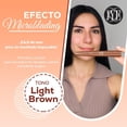 thumbnail image 3 of JYE Lápiz para Cejas Efecto Microblading, Dibujo pelo a pelo, Impermeable, Larga duración, Maquillaje para cejas. Café Claro, 3 of 7