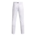 thumbnail image 2 of Pantalones de béisbol Under Armour Utility para niños, color blanco/azul marino, talla L, 2 of 2