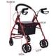 thumbnail image 5 of Andafacil Rollator 2 en 1 Portátil Andadera y Silla de Traslado, 5 of 8