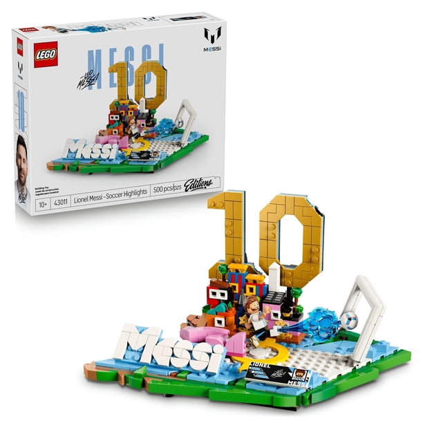 Set de Bloques de Construcción tipo rompecabezas LEGO Editions Sports Lionel Messi Futbol 43011