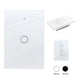thumbnail image 1 of Interruptor inteligente wifi Sin Neutro con capacitor (1 via) apagadores inteligentes de pared c/ panel táctil, control remoto x App, compatible con Alexa, Google home y Smart life (2.4WiFi) Happy Life Interruptor Inteligente Wifi 1 switch Blanco, 1 of 10