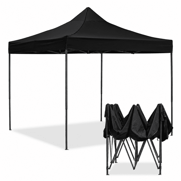 Toldo Plegable Reforzado 3x3m NINON LUNOR Lona Oxford 600D Impermeable y Protección UV