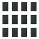 thumbnail image 1 of Placa Con 3 Contactos Lucek Flat Pack 12 BF08-B negro, 1 of 4