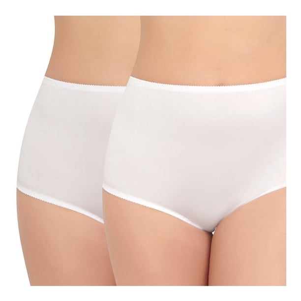 Pantaleta Ilusión para Mujer, 2 Piezas Blanco Talla G