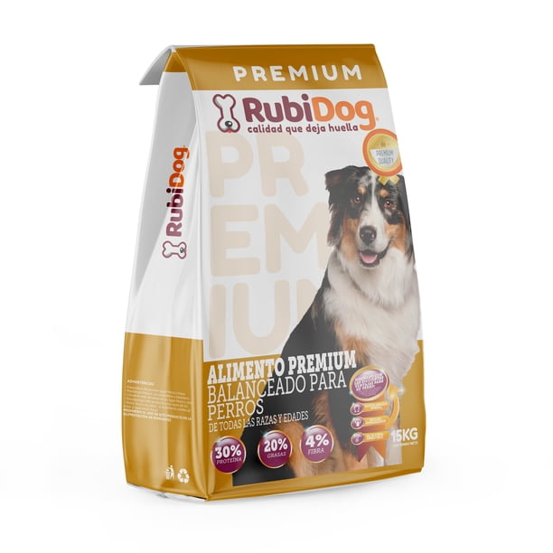 Croquetas para perro RubiPets RubiDog Razas Premium 30% Proteína 15 Kg ...
