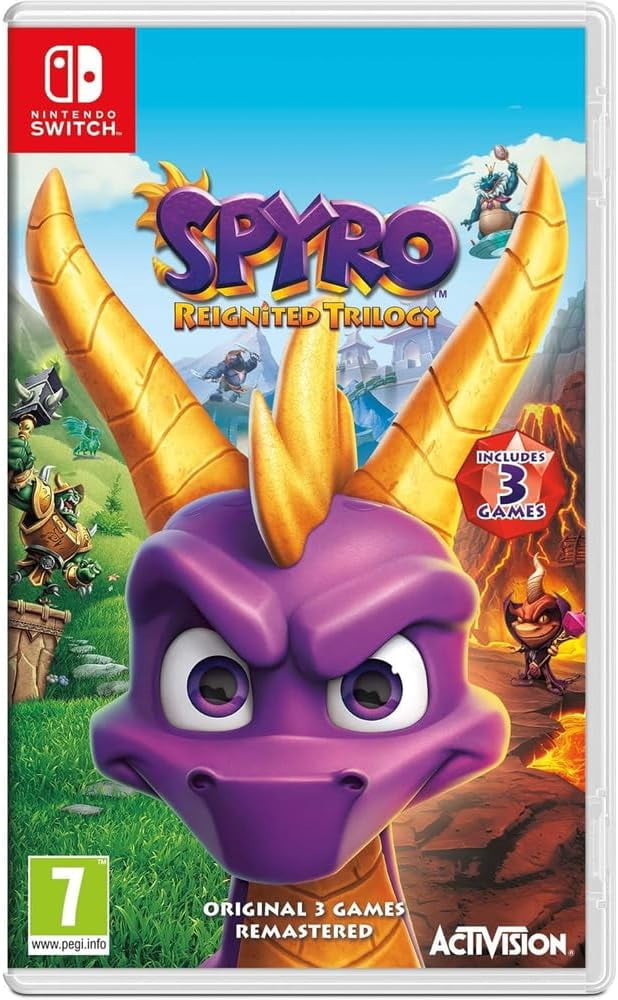 Nintendo Switch Juego Spyro Reignited Trilogy (Europeo)