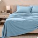 thumbnail image 2 of Juego de sábanas de vellón Bare Home Vellón Polar Tamaño Queen Bolsillo Profundo Azul Claro, 2 of 8