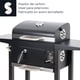 thumbnail image 2 of SIGN Asador De Carbon Bbq Parrilla Premium Con Llantas Transportadoras Y Termómetro Disfruta De Una Parrillada Para Toda La Familia Temperatura Ajustable Mesas Laterales Acero Inoxidable, 2 of 9