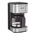 thumbnail image 1 of KRUPS Simply Brew 5 Cup Coffee Maker, Cold Brew, Drip Free & Keep Warm Functions, Stainless Steel Coffee Maker Silver and Black, 1 of 5