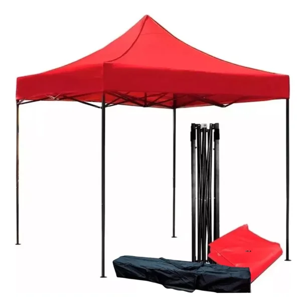 Toldo Carpa Lona Plegable Reforzado Impermeable Portátil 2x2M