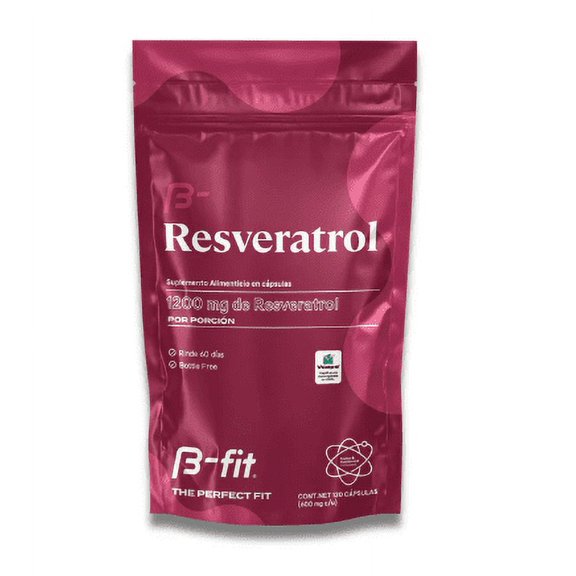 Resveratrol 1200mg - 120 cápsulas | B-fit